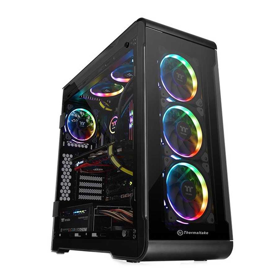 کیس کامپیوتر ترمالتیک مدل View 32 Tempered Glass RGB Edition