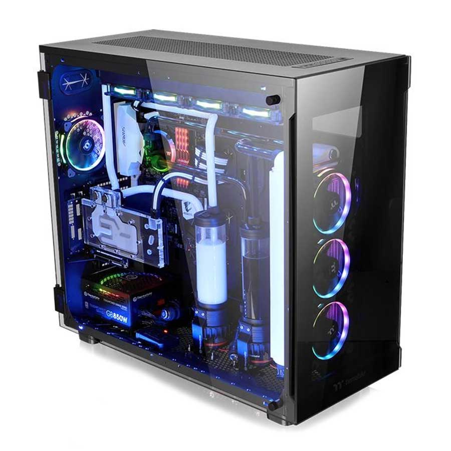 کیس کامپیوتر ترمالتیک مدل View 91 Tempered Glass RGB Edition