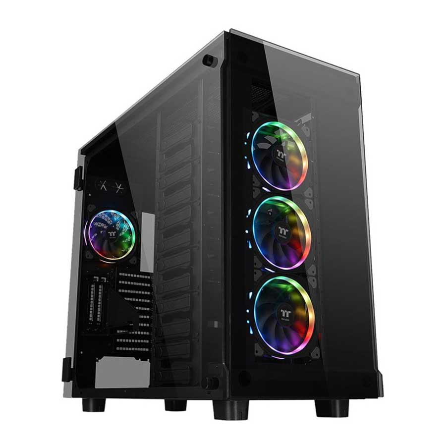 کیس کامپیوتر ترمالتیک مدل View 91 Tempered Glass RGB Edition