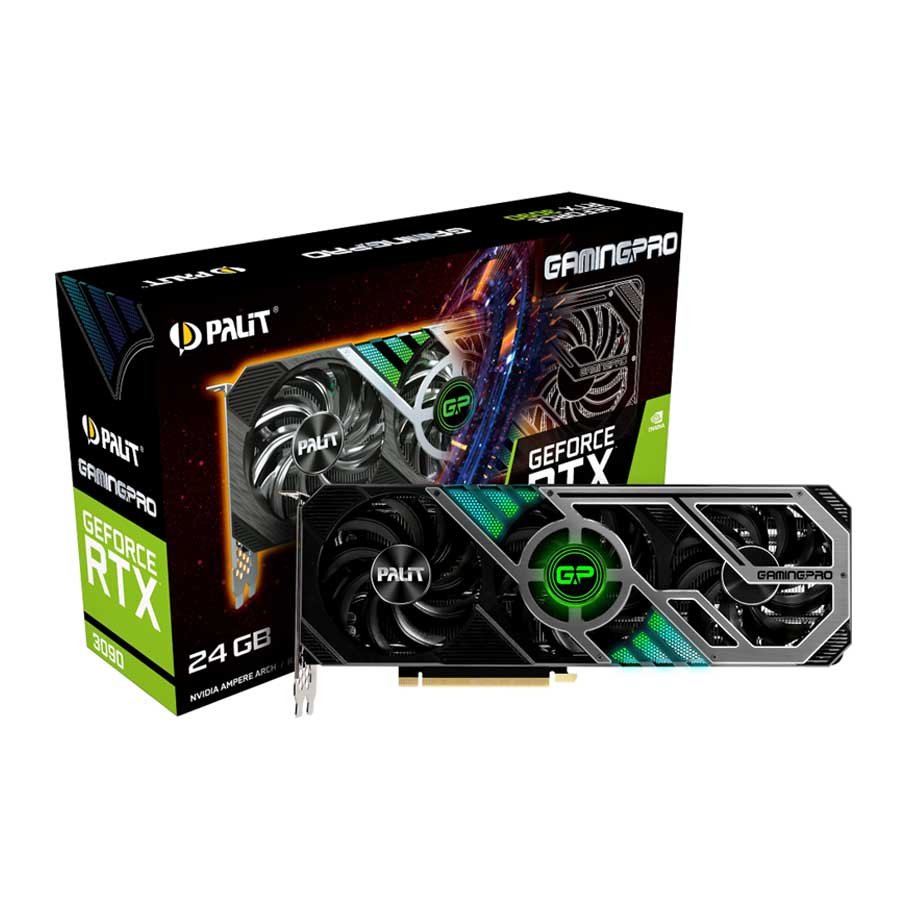 کارت گرافیک پلیت مدل GeForce RTX 3090 GamingPro OC 24G GDDR6X