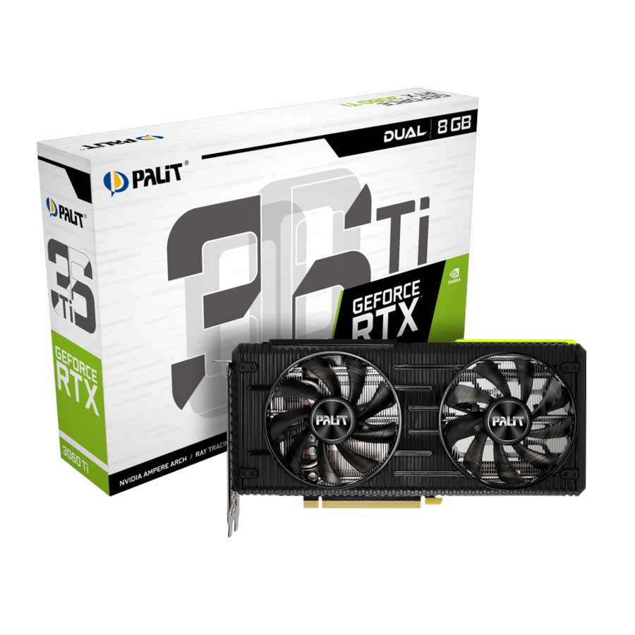 کارت گرافیک پلیت مدل GeForce RTX3060 Ti Dual