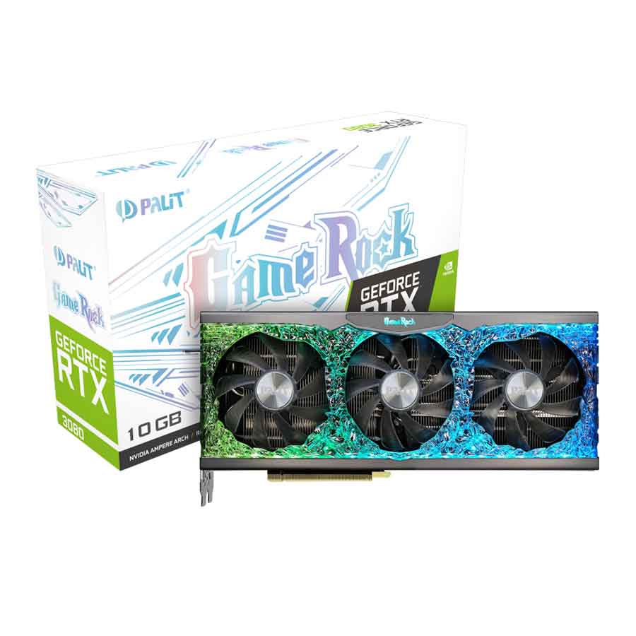 کارت گرافیک پلیت مدل GeForce RTX3080 GameRock