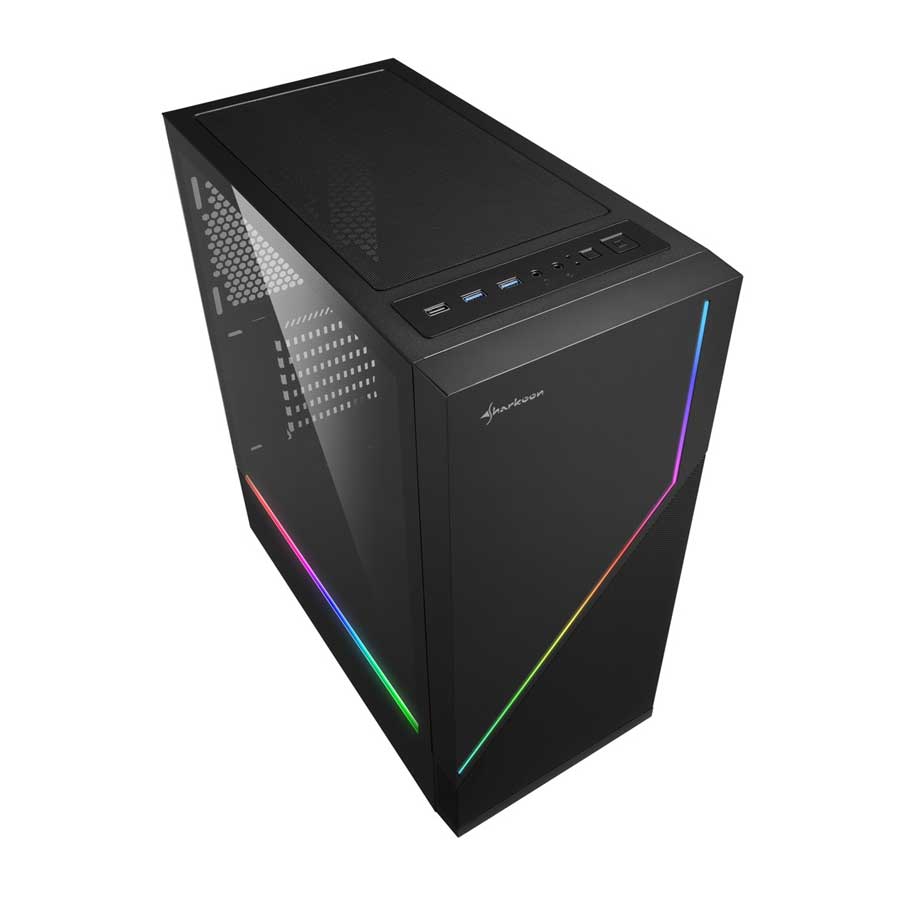 کیس گیمینگ شارکن مدل RGB FLOW