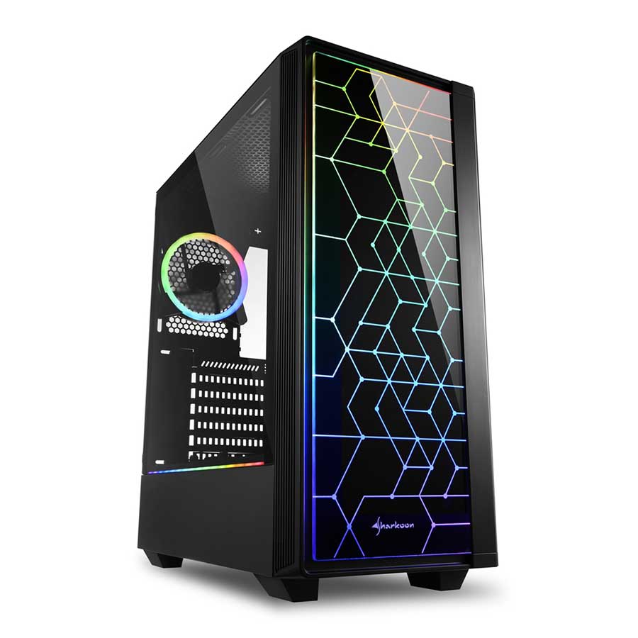 کیس گیمینگ شارکن مدل RGB LIT 100