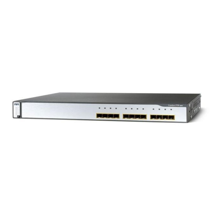 سوييچ 12 پورت SFP سیسکو مدل WS-C3750G-12S-E