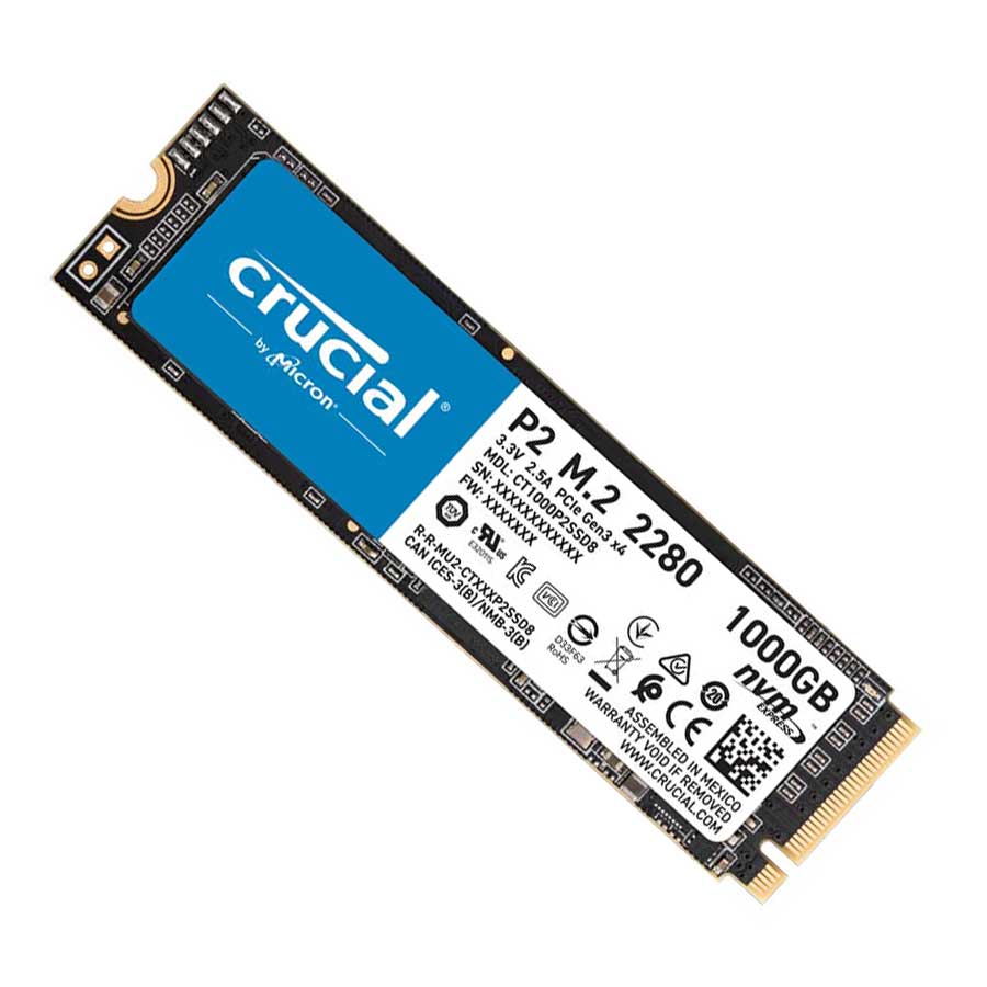 اس اس دی 1 ترابایت M.2 کروشیال مدل P2 PCIe