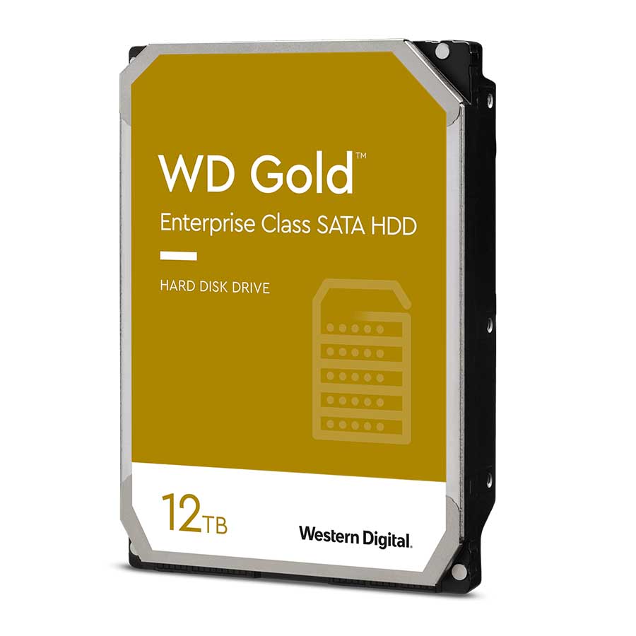 هارد اینترنال 12 ترابایت وسترن دیجیتال مدل Gold