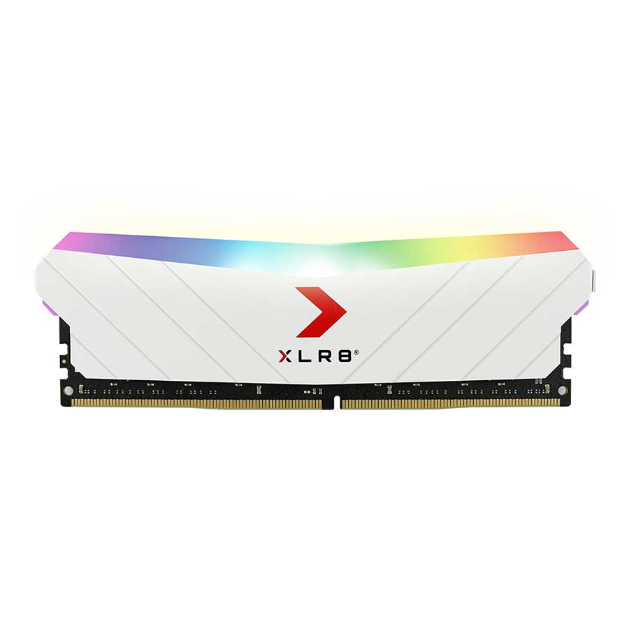 رم پی ان وای مدل XLR8 RGB (White) 16GB DDR4 3200MHz