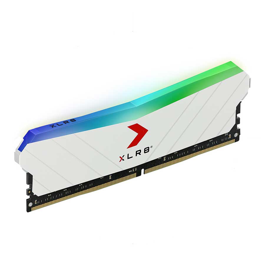 رم پی ان وای مدل XLR8 RGB (White) 16GB DDR4 3200MHz