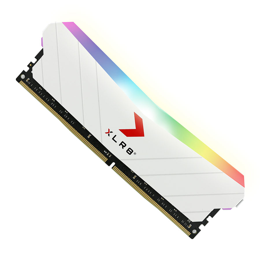 رم پی ان وای مدل XLR8 RGB (White) 16GB DDR4 3200MHz