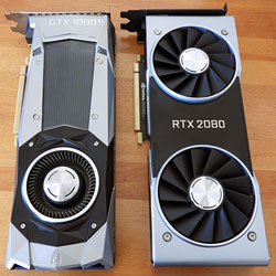 مقایسه کارت گرافیک انویدیا RTX 2080  و GTX 1080 Ti