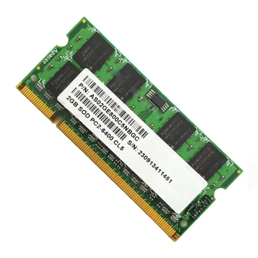 رم لپ تاپ اپیسر مدل 2GB DDR2 800-6400 MHZ 1.8V