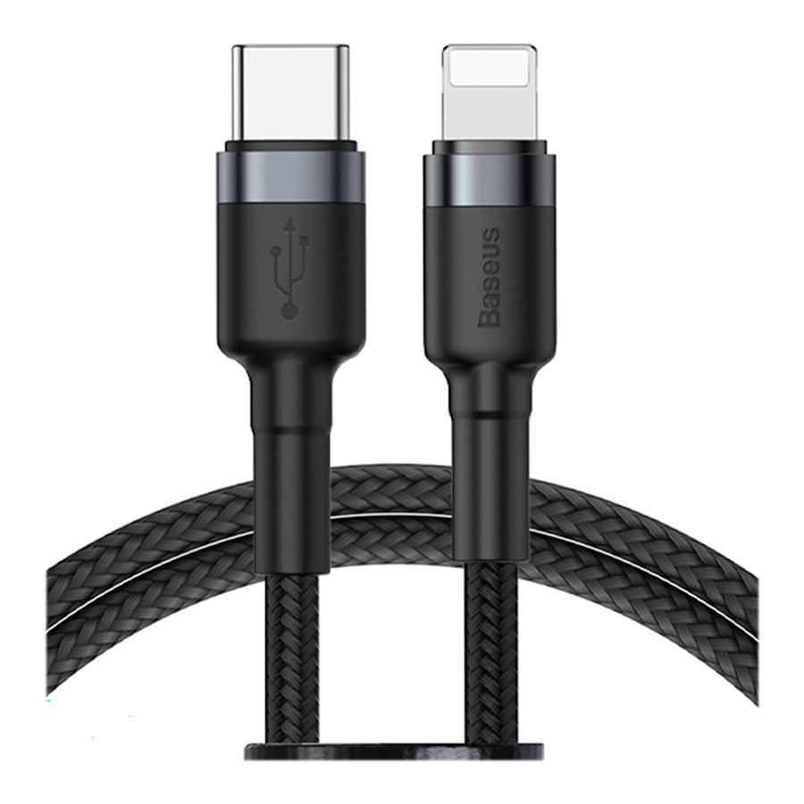 کابل تبدیل USB-C به لایتنینگ باسئوس مدل CATLKLF-G1 Cafule