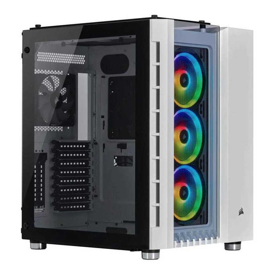 کیس کامپیوتر کورسیر مدل Crystal Series 680X RGB White