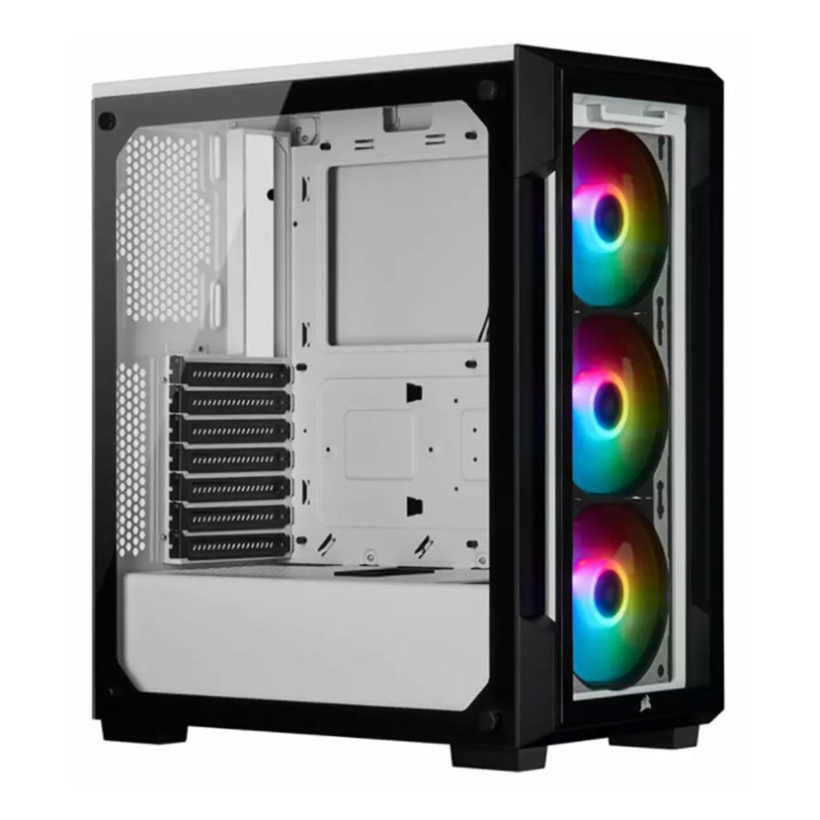 کیس کامپیوتر کورسیر مدل iCUE 220T RGB White