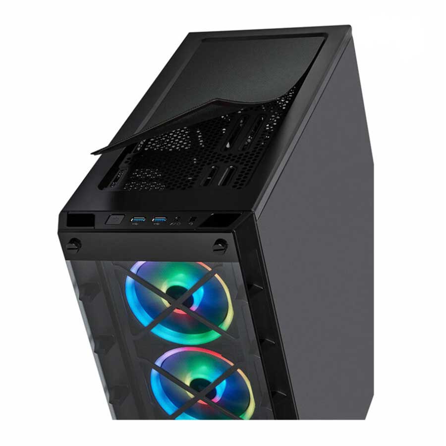 کیس کامپیوتر کورسیر مدل iCUE 465X RGB Black