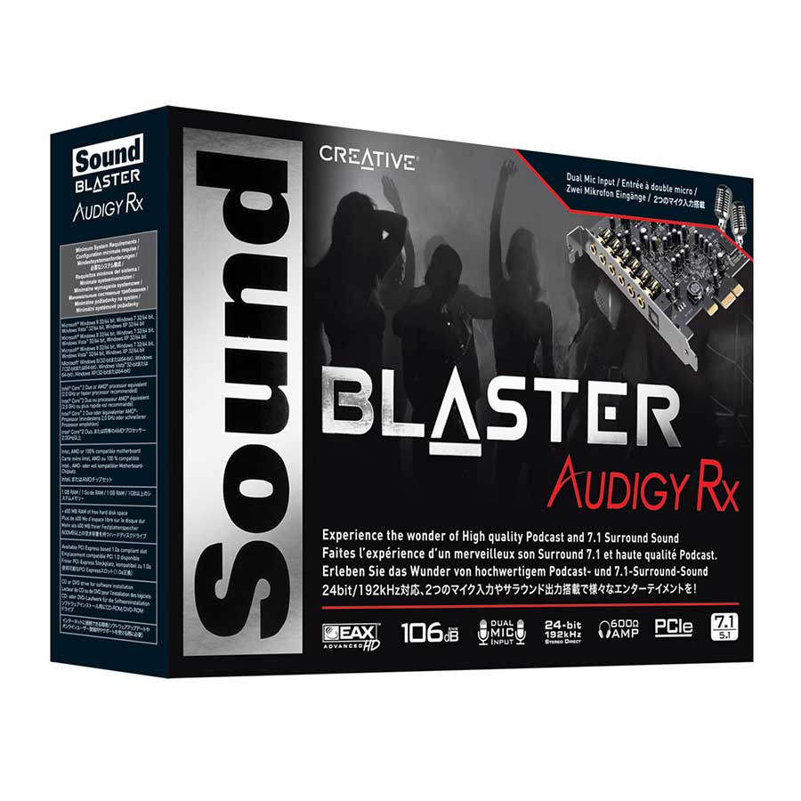 کارت صدا کریتیو مدل Sound Blaster Audigy RX