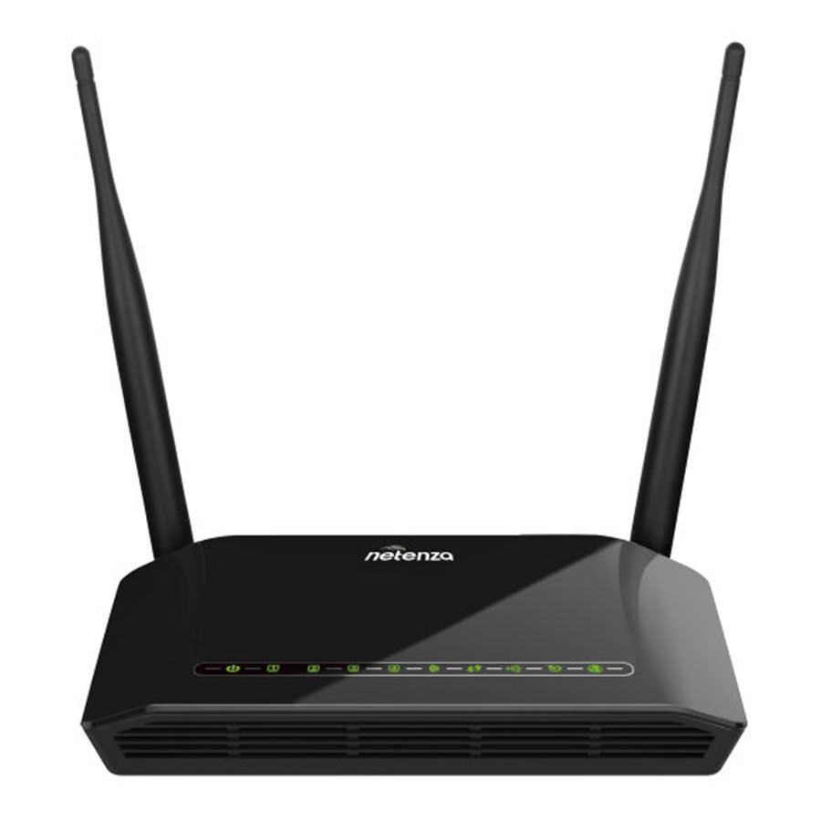 مودم روتر +ADSL2 بیسیم 300Mbps نتربیت مدل Netenza NSL-2740U