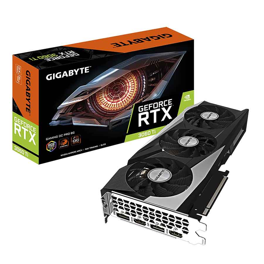 کارت گرافیک گیگابایت GeForce RTX3060 Ti GAMING OC PRO 8G LHR