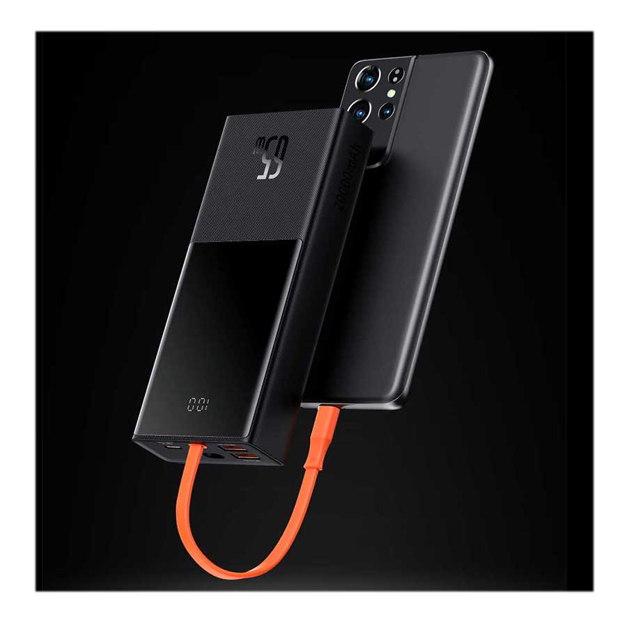 پاور بانک باسئوس مدل Elf PPJL000001 ظرفیت 20000mAh