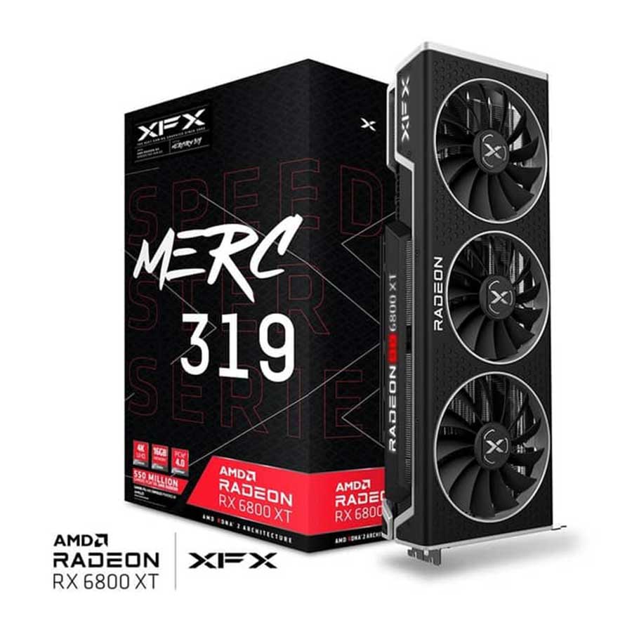 کارت گرافیک ایکس اف ایکس Speedster MERC 319 AMD Radeon RX6800 XT BLACK