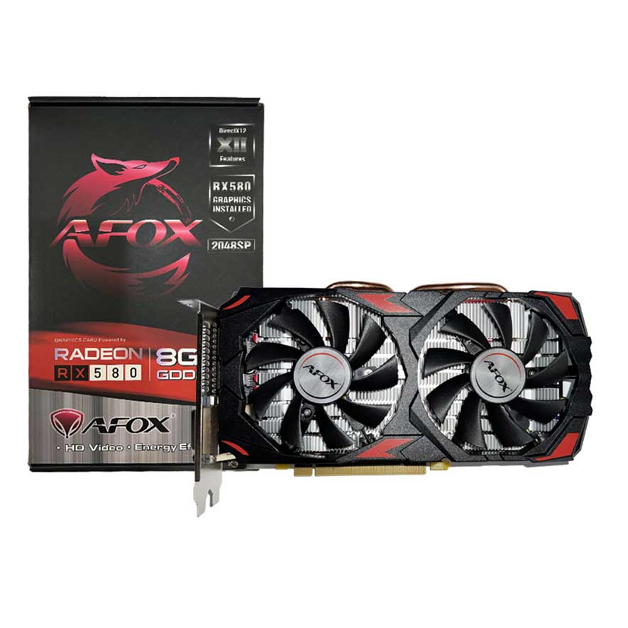 کارت گرافیک ای فاکس مدل Radeon RX580 2048SP 8GB