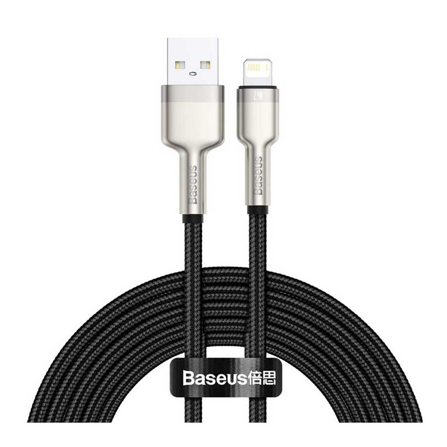 کابل  2 متری تبدیل USB به لایتنینگ باسئوس مدل Cafule CALJK-B01