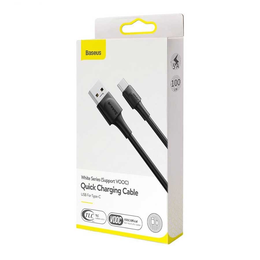 کابل تبدیل USB به USB-C باسئوس مدل CATSW-F VOOC