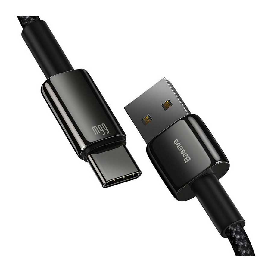 کابل تبدیل USB به USB-C باسئوس مدل Tungsten Gold CATWJ-B01