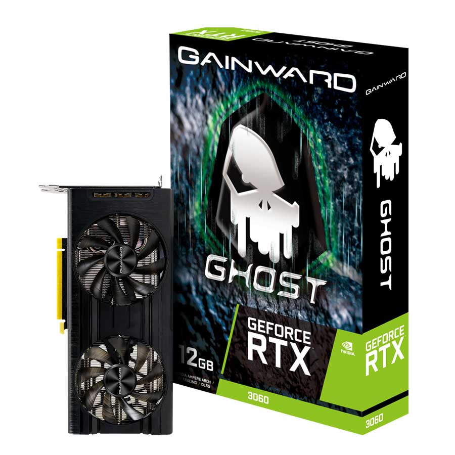 کارت گرافیک گینوارد مدل GeForce RTX3060 Ghost LHR 12GB
