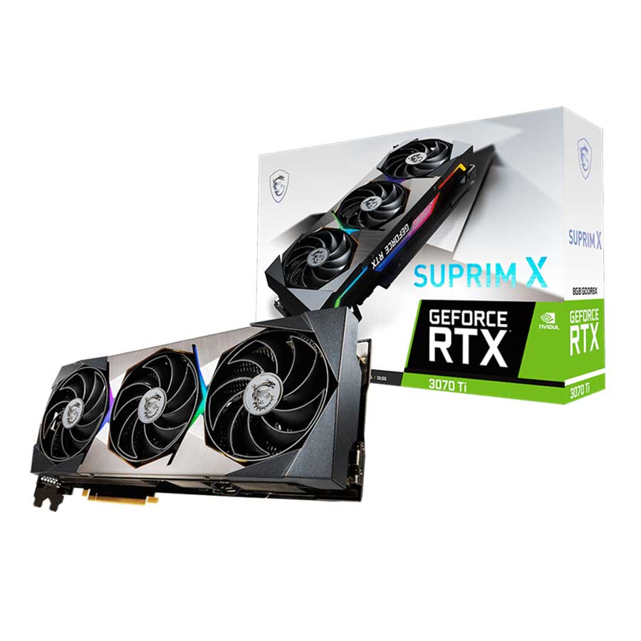 کارت گرافیک ام اس آی GeForce RTX3070 Ti SUPRIM X 8G LHR