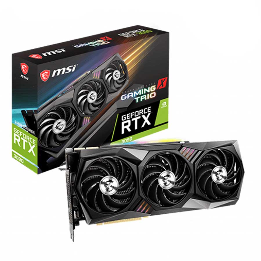 کارت گرافیک ام اس آی GeForce RTX3090 GAMING X TRIO 24G LHR