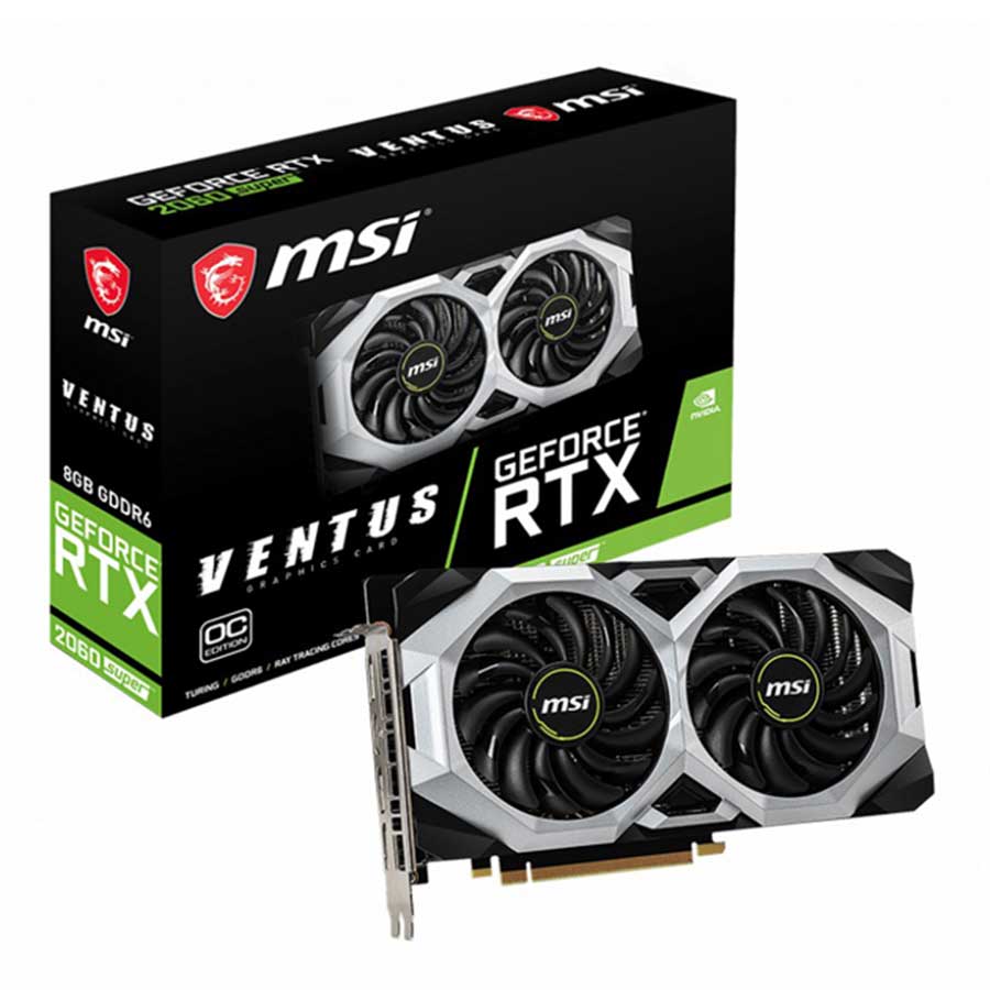 کارت گرافیک ام اس آی Geforce RTX2060 SUPER VENTUS OC 8GB LHR