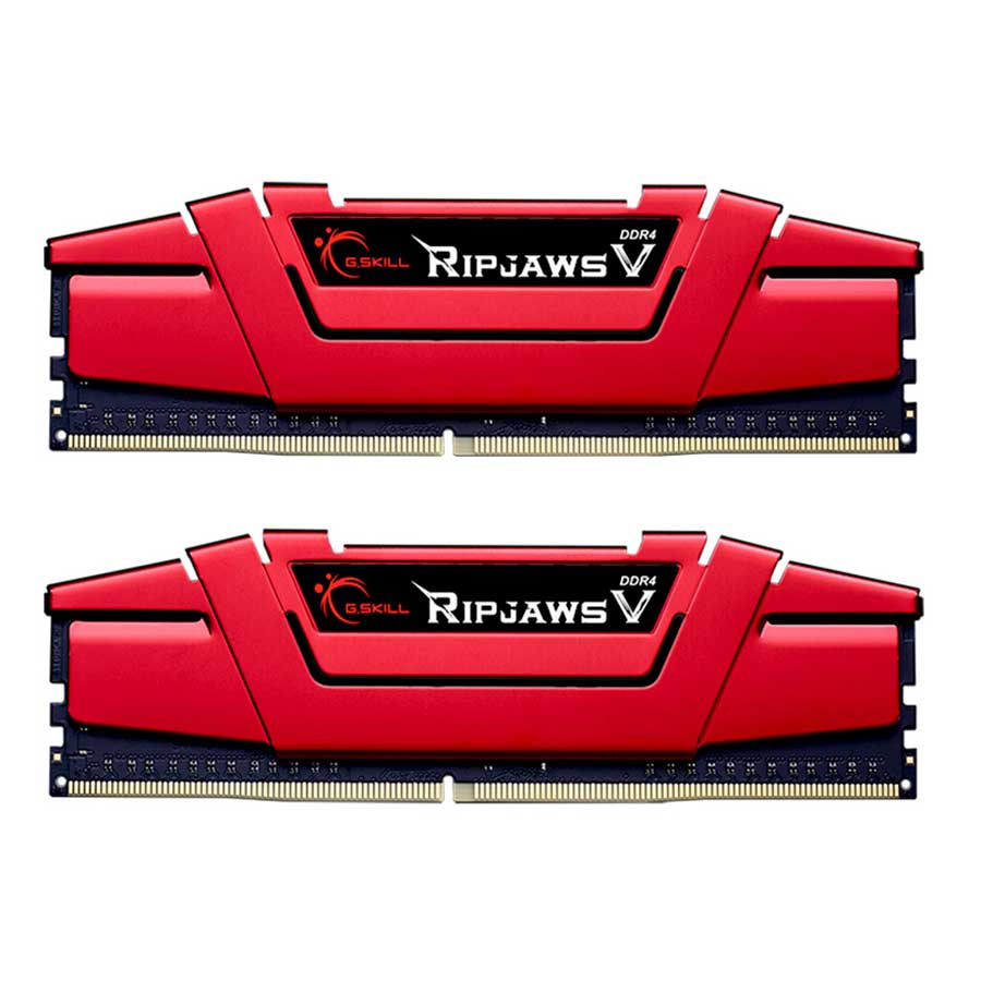 رم جی اسکیل مدل Ripjaws V Red 32GB DUAL 3200MHz CL16 DDR4