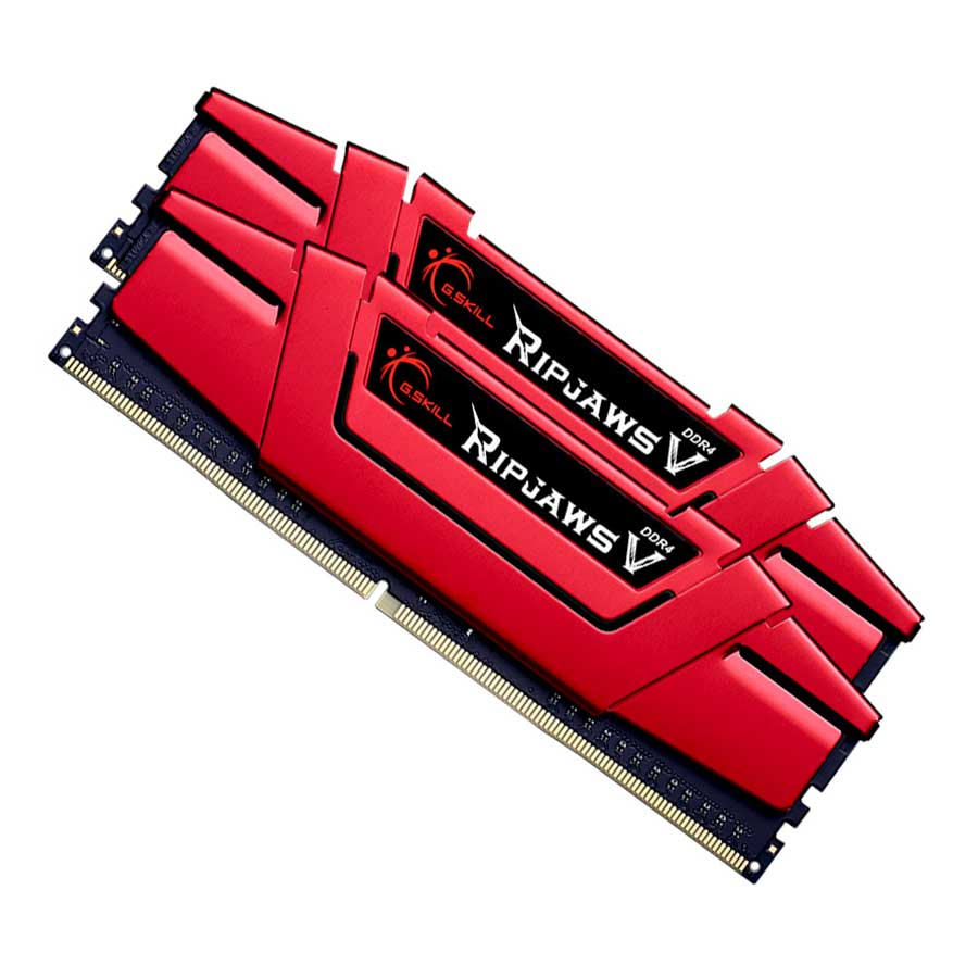 رم جی اسکیل مدل Ripjaws V Red 32GB DUAL 3200MHz CL16 DDR4
