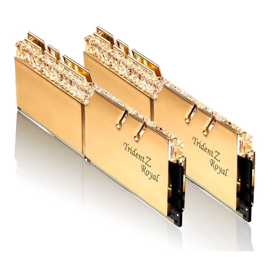 رم جی اسکیل مدل Trident Z Royal GOLD 16GB DUAL 3600MHz CL18 DDR4