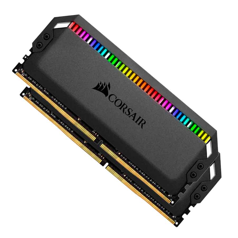 رم کورسیر مدل Dominator Platinum RGB Black 32GB DUAL 3600MHz CL18