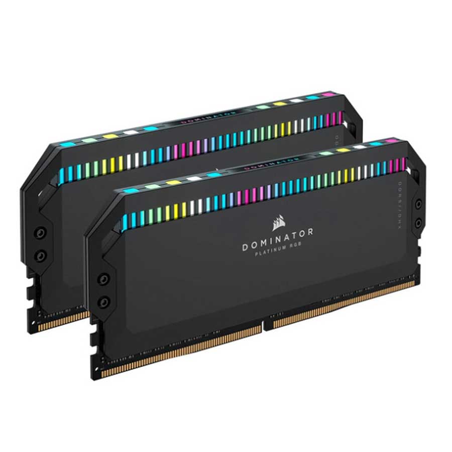 رم کورسیر Dominator Platinum RGB Black 32GB DUAL 4800MHz CL40 DDR5