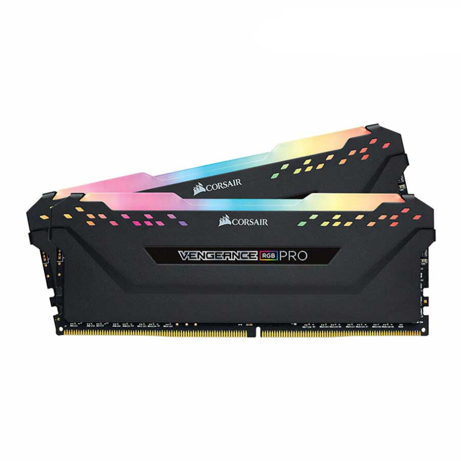 رم کورسیر مدل VENGEANCE RGB PRO 32GB DUAL 3600MHz CL18 DDR4