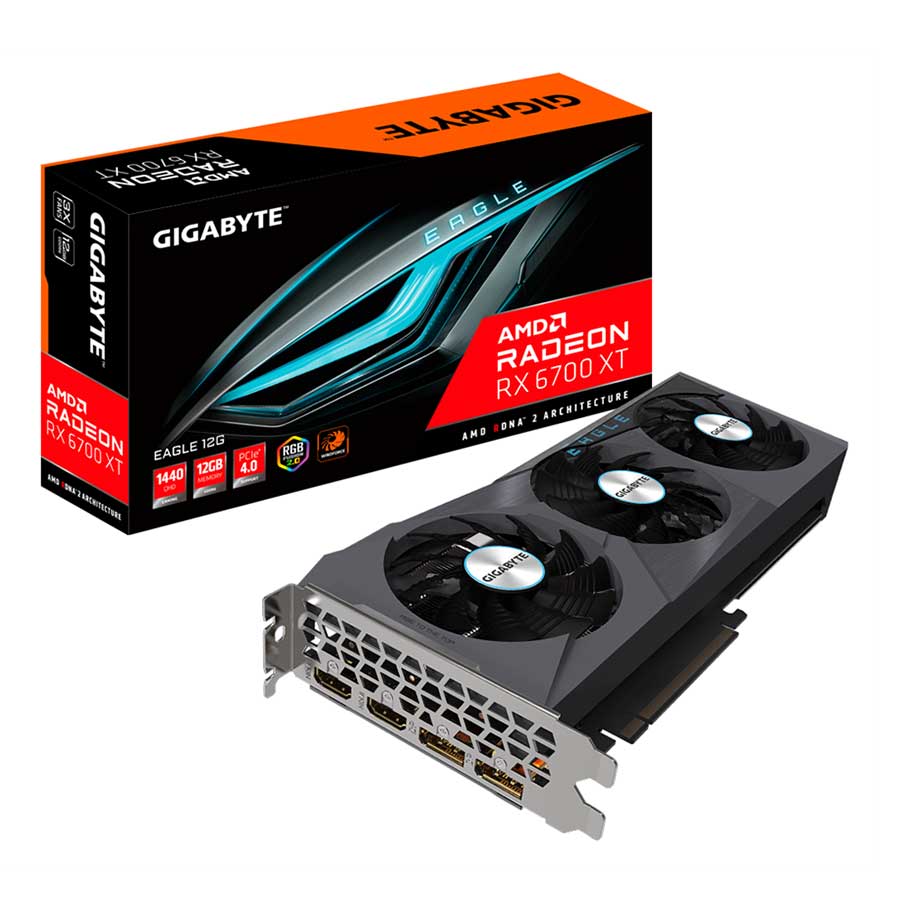 کارت گرافیک گیگابایت مدل Radeon RX6700 XT EAGLE 12G