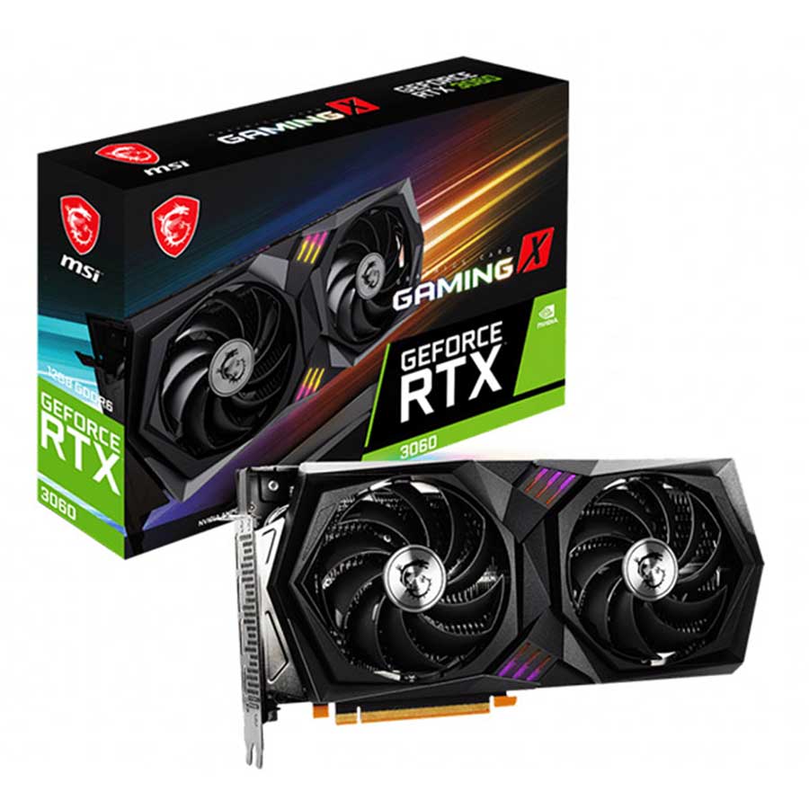 کارت گرافیک ام اس آی مدل GeForce RTX3060 GAMING X TRIO 12G