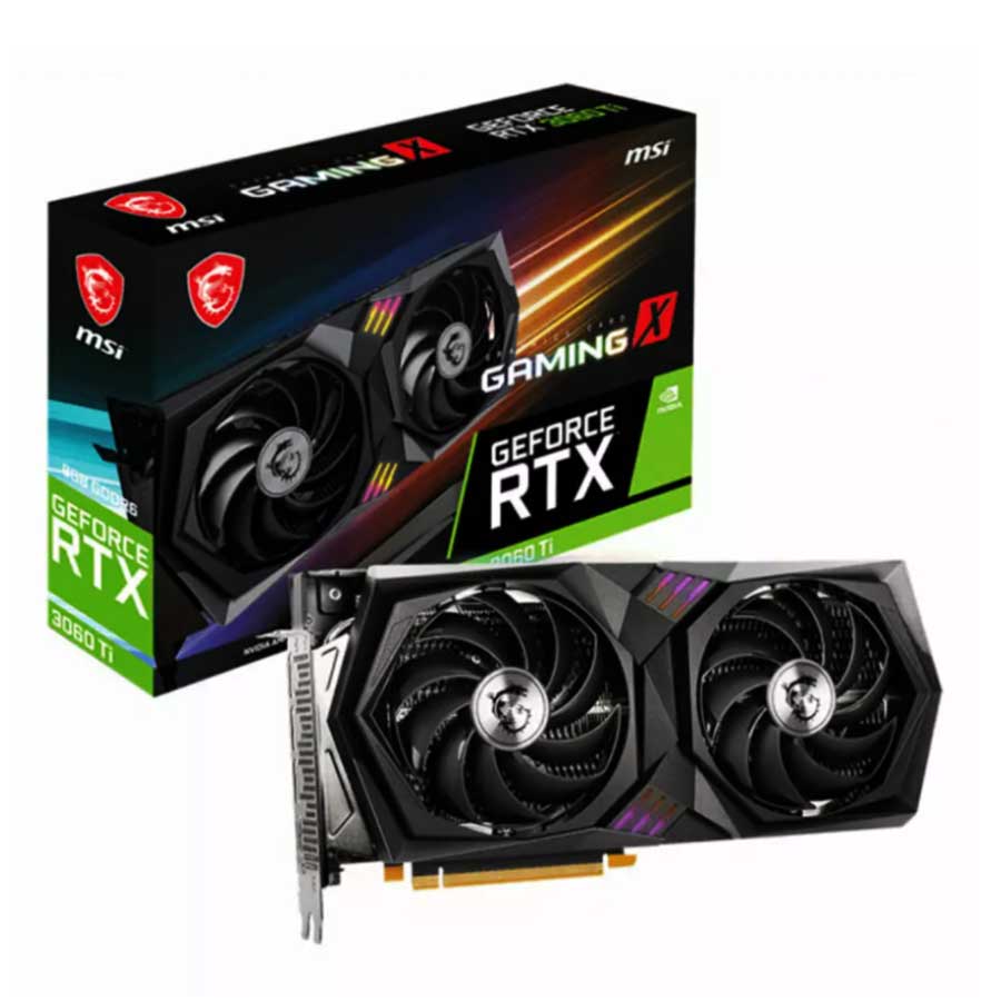 کارت گرافیک ام اس آی مدل GeForce RTX3060 Ti GAMING X 8G LHR