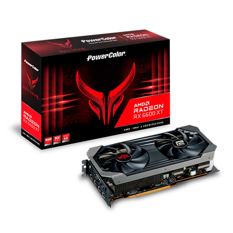 کارت گرافیک پاورکالر مدل Red Devil AMD Radeon RX6600 XT