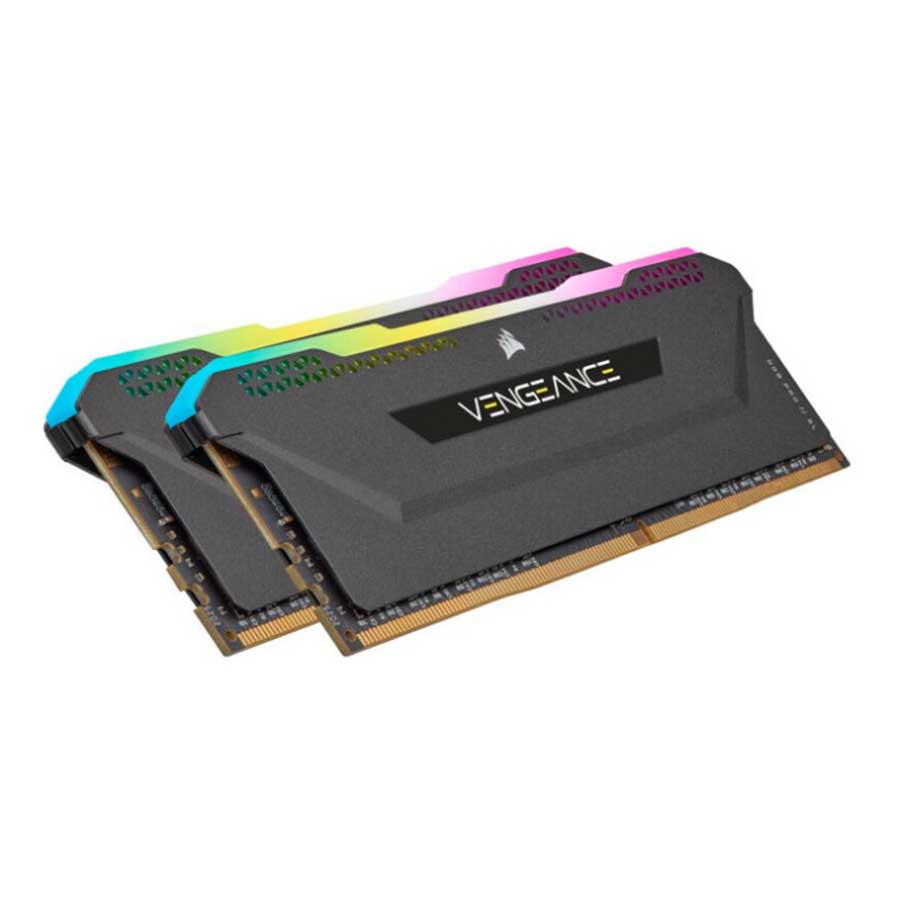 رم کورسیر VENGEANCE RGB PRO SL Black 16GB DUAL 3600MHz CL18