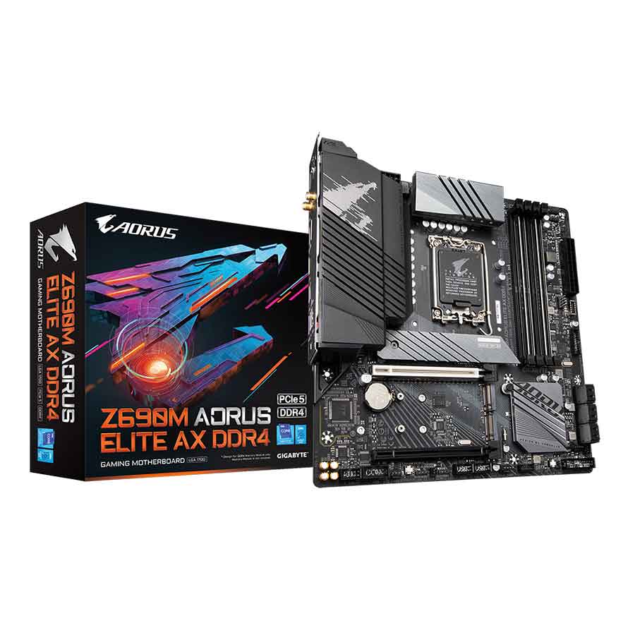 مادربرد گیگابایت مدل Z690M AORUS ELITE AX DDR4