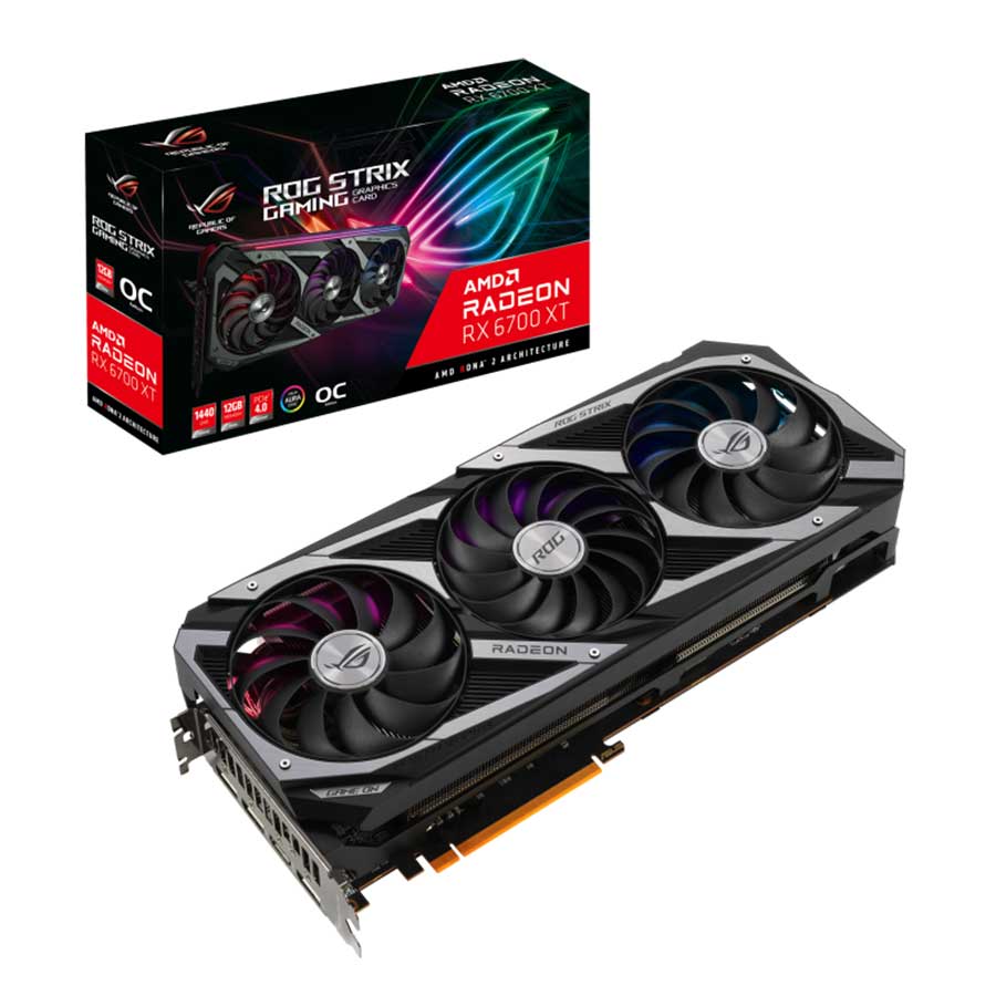 کارت گرافیک ایسوس ROG Strix Radeon RX6700 XT OC Edition 12GB GDDR6