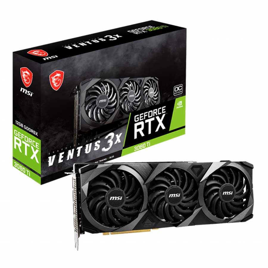 کارت گرافیک ام اس آی مدل GeForce RTX3080 Ti VENTUS 3X 12G OC