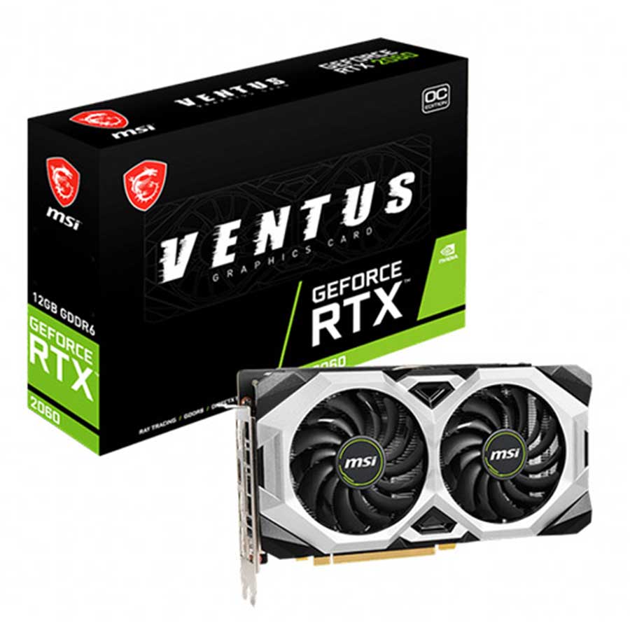 کارت گرافیک ام اس آی مدل GeForce RTX2060 VENTUS 12G OC