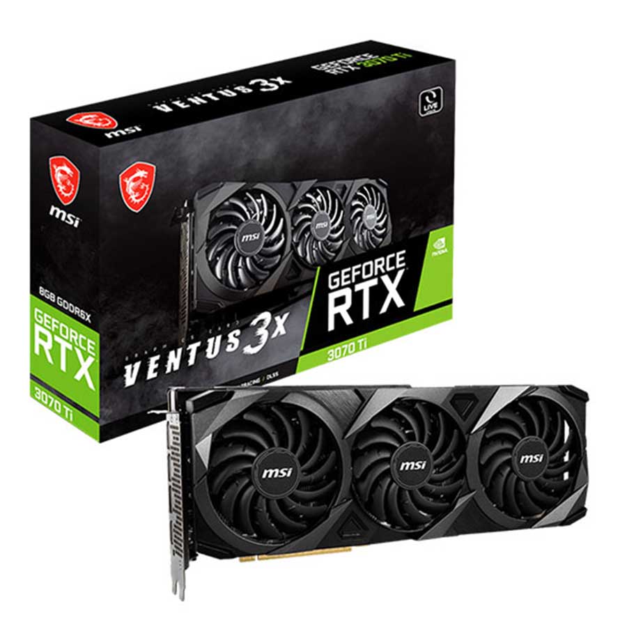 کارت گرافیک ام اس آی مدل GeForce RTX3070 Ti VENTUS 3X 8G OC