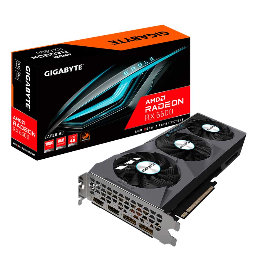 کارت گرافیک گیگابایت مدل Radeon RX6600 EAGLE 8G